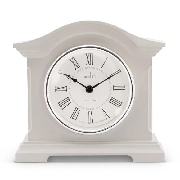 Acctim Cliffburn Taupe Mantel Clock