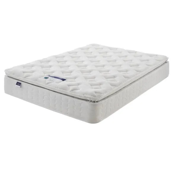 Silentnight Medium Firm Miracoil Memory Pillowtop Hybrid Mattress 2