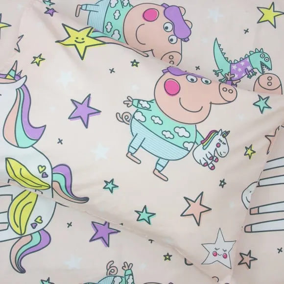 Peppa Pig Bedtime Polycotton Duvet Cover & Pillowcase Set 4