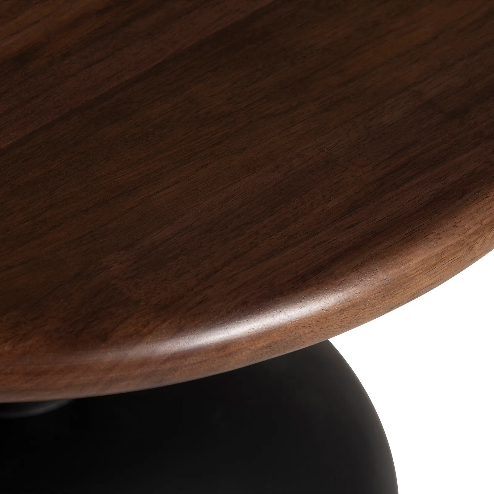 Thorne Side Table 50X50X50Cm, Round, Walnut Wood | Barker & Stonehouse 6