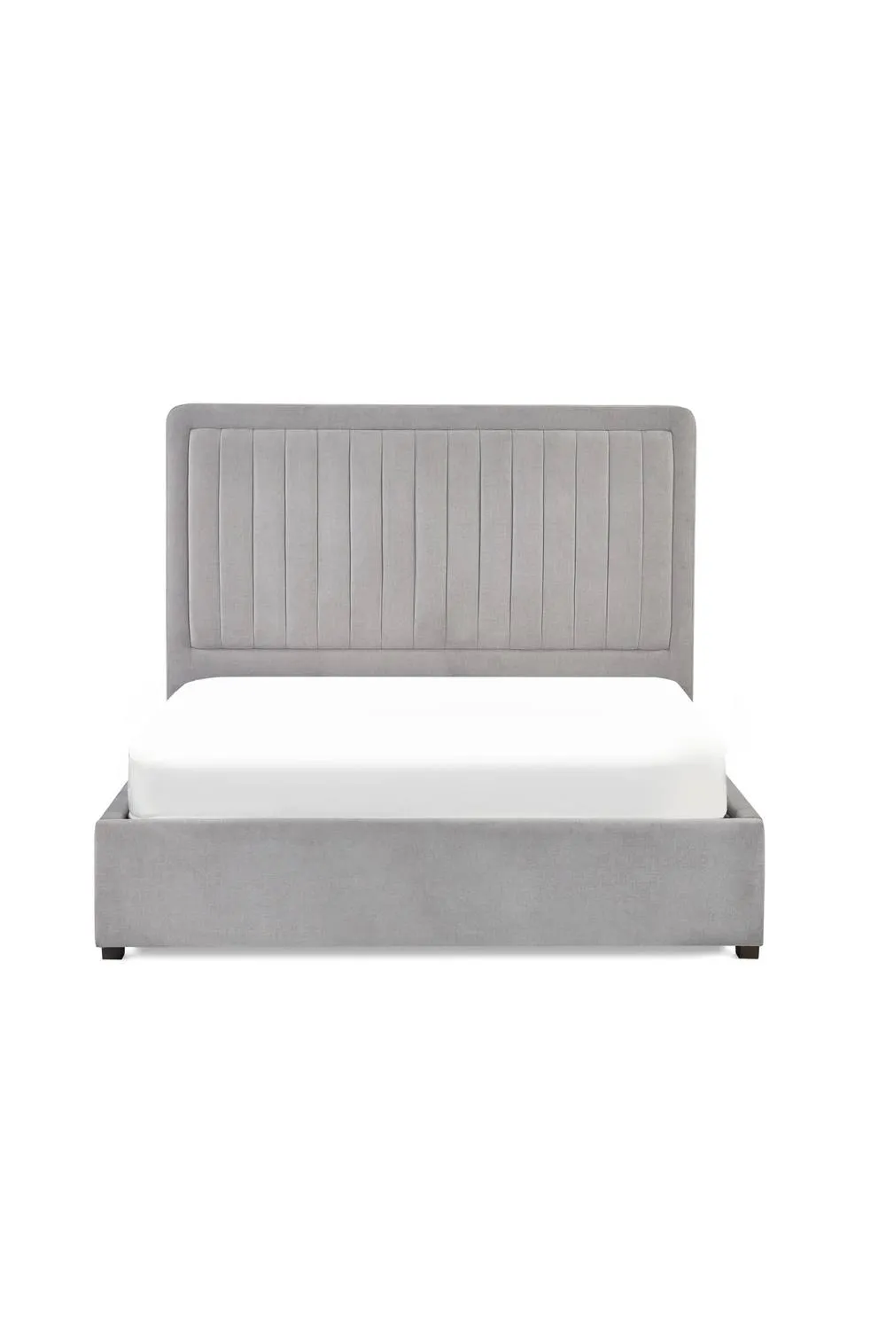 Julian Bowen Savannah Upholstered Bed with Drawer in Grey 4