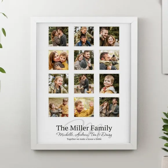Personalised Family Multi Photo Frame 1