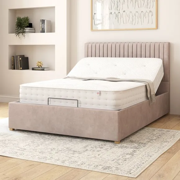 Grant Plush Velvet Adjustable Bed 3