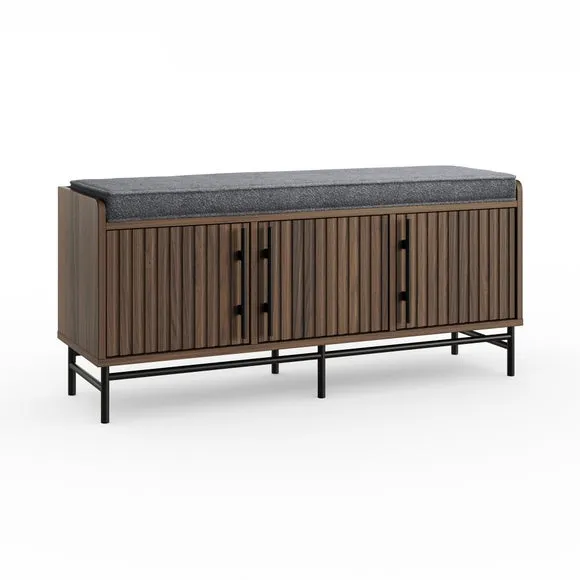 3 Door Bryant Storage Bench 6
