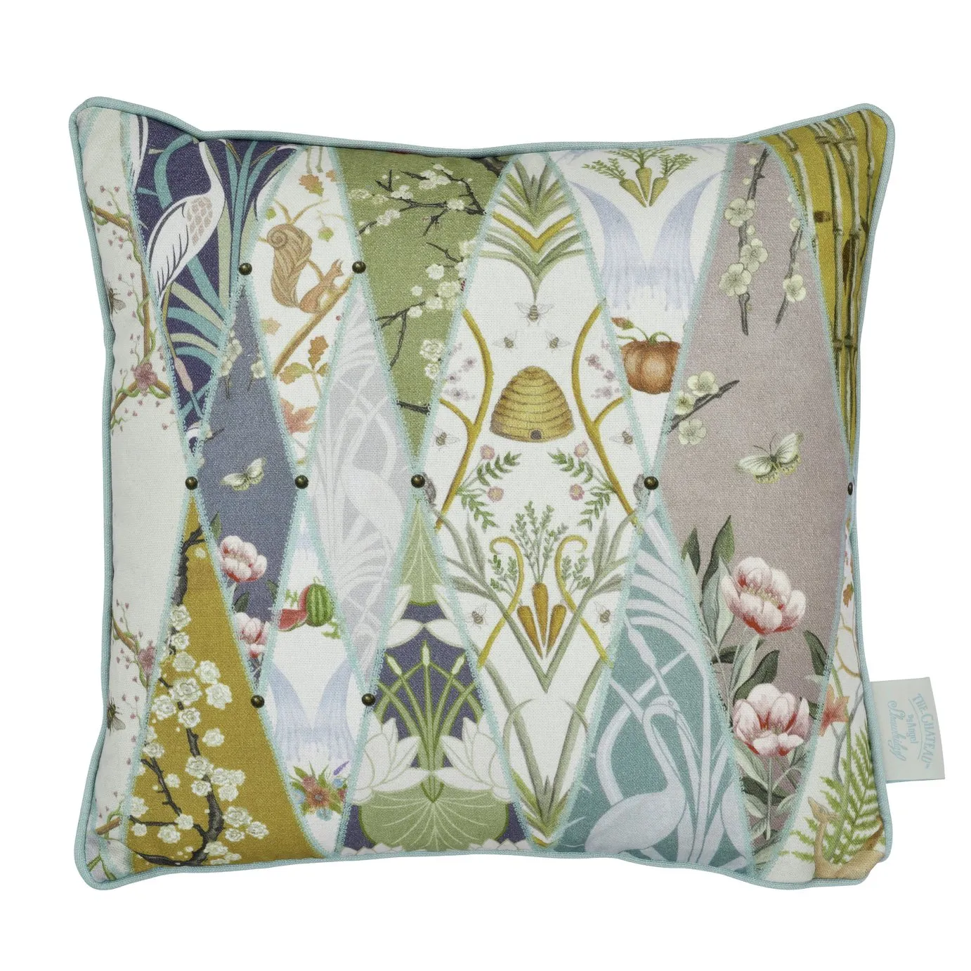 Angel Strawbridge Wallpaper Museum Cushion - Multi - 43x3cm