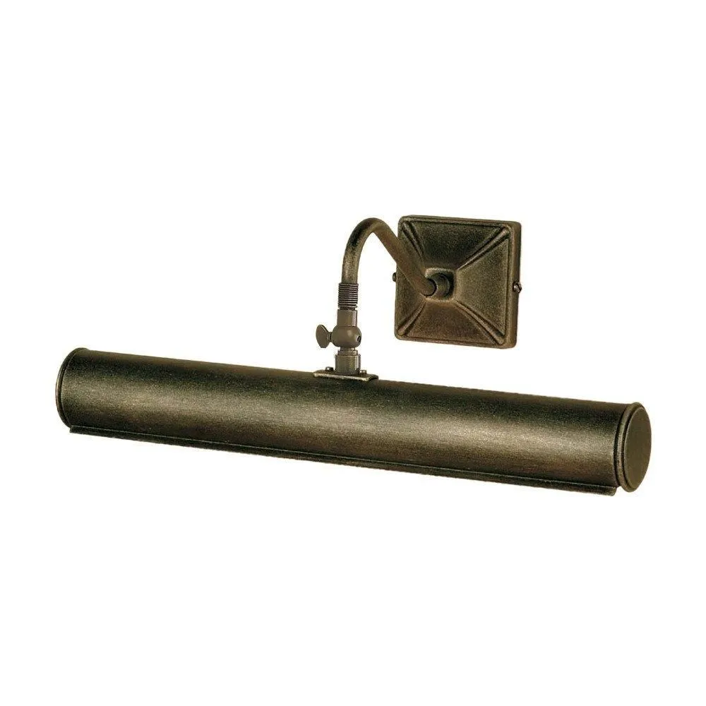 Netlighting Picture Light 2 Light Large Picture Wall Light Black Gold E14