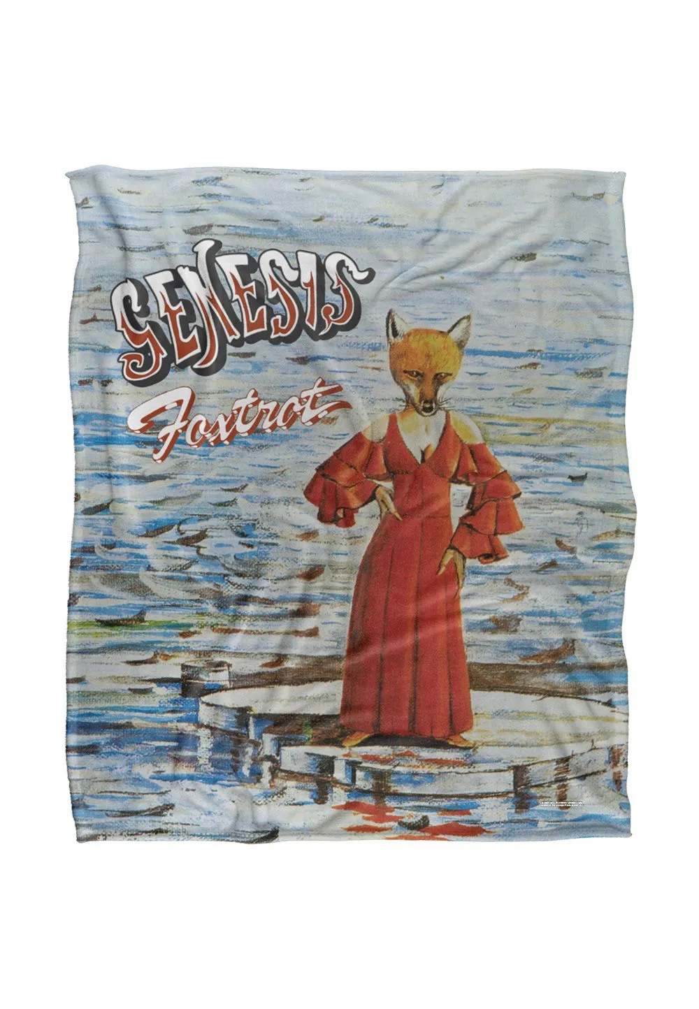 Genesis Foxtrot Silky Touch Super Soft Throw Blanket 152 X 127 cm in White