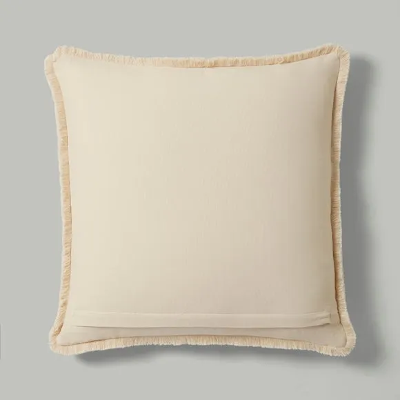 Matelasse Palm Print Cotton Cushion Cover 4