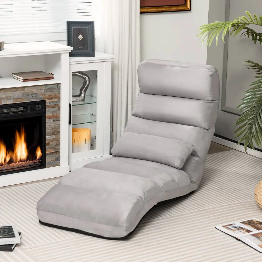 Costway Ergonomic Swivel Mesh Office Chair with Footrest in Grey 3