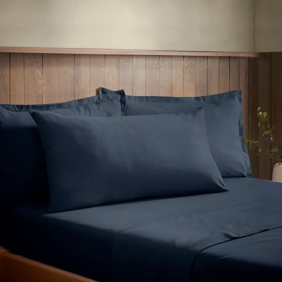 Soft & Cosy Luxury 100% Brushed Cotton Duvet Cover & Pillowcase Set 4