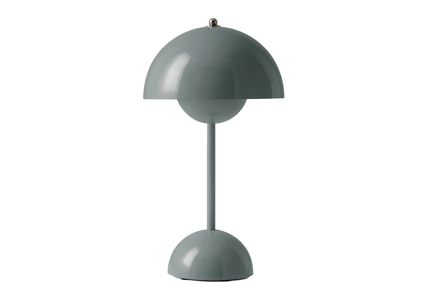 &Tradition Flowerpot LED Portable Table Lamp VP9 Stone Blue 1