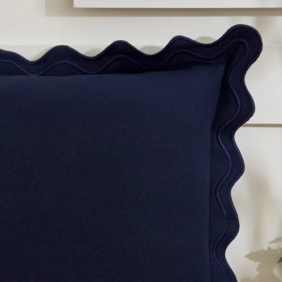 Scalloped Edge Square Cushion 2