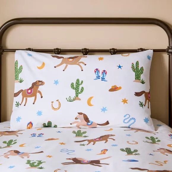 Cowboy Carnival Quilt Cover and Pillowcase Set 2