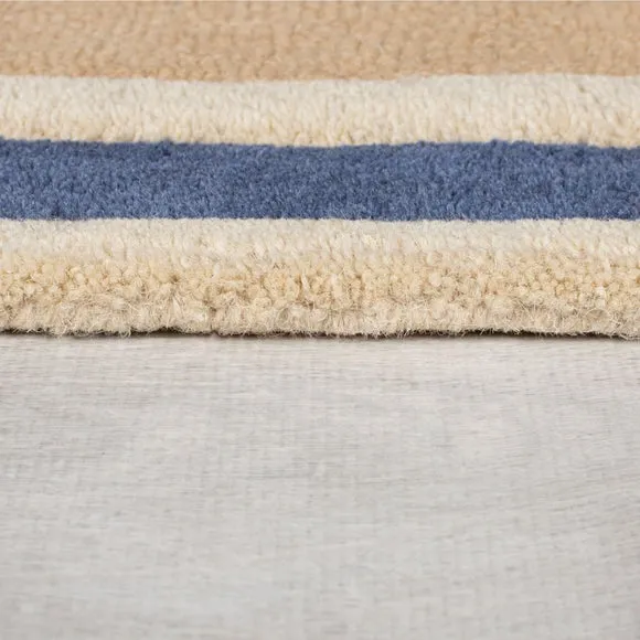 Retro Blocks Carved Wool Rug 3