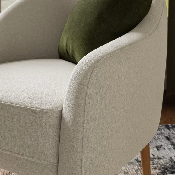 Kaspar Soft Texture Tub Chair 3
