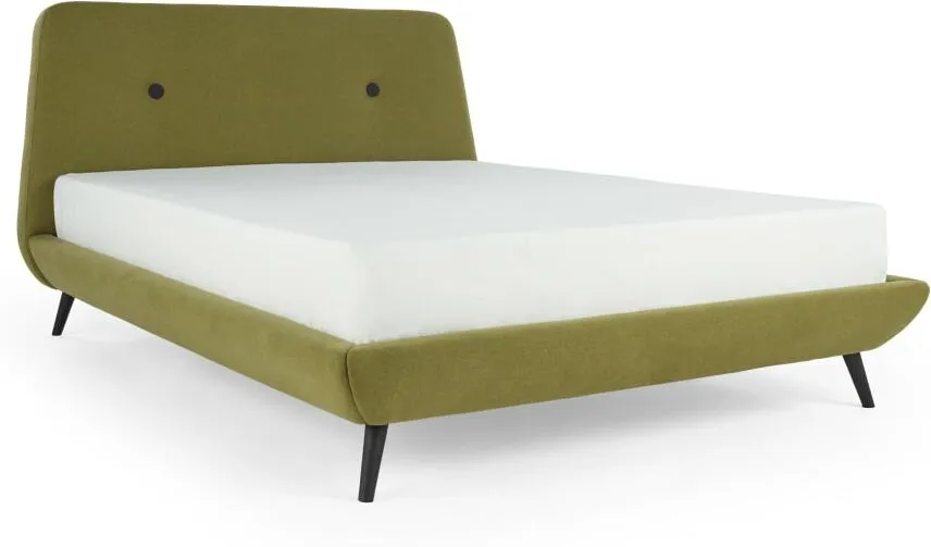 Edwin King Size Bed, Juniper green