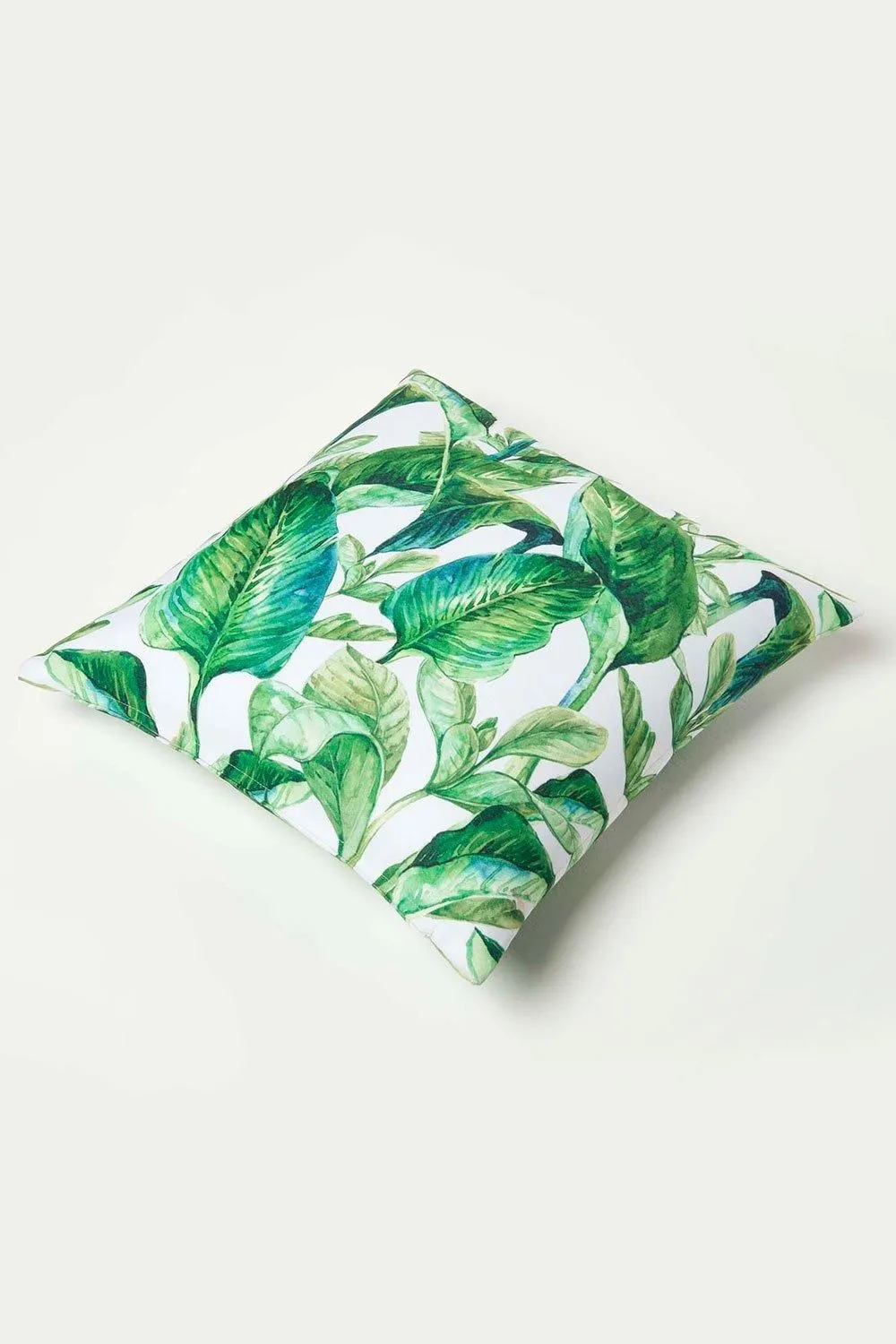 Homescapes Luxury Waterproof Banana Leaf Outdoor Cushion 45 x 45 cm, Set of 2 in Green 6