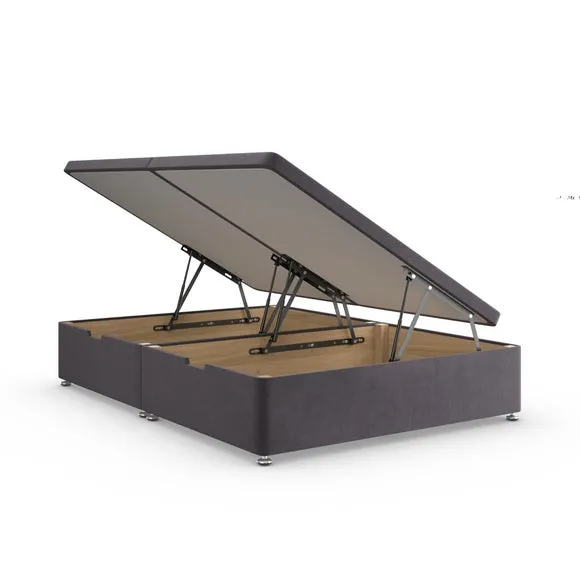 Luxury Side Ottoman Bed Frame, Velvet 6