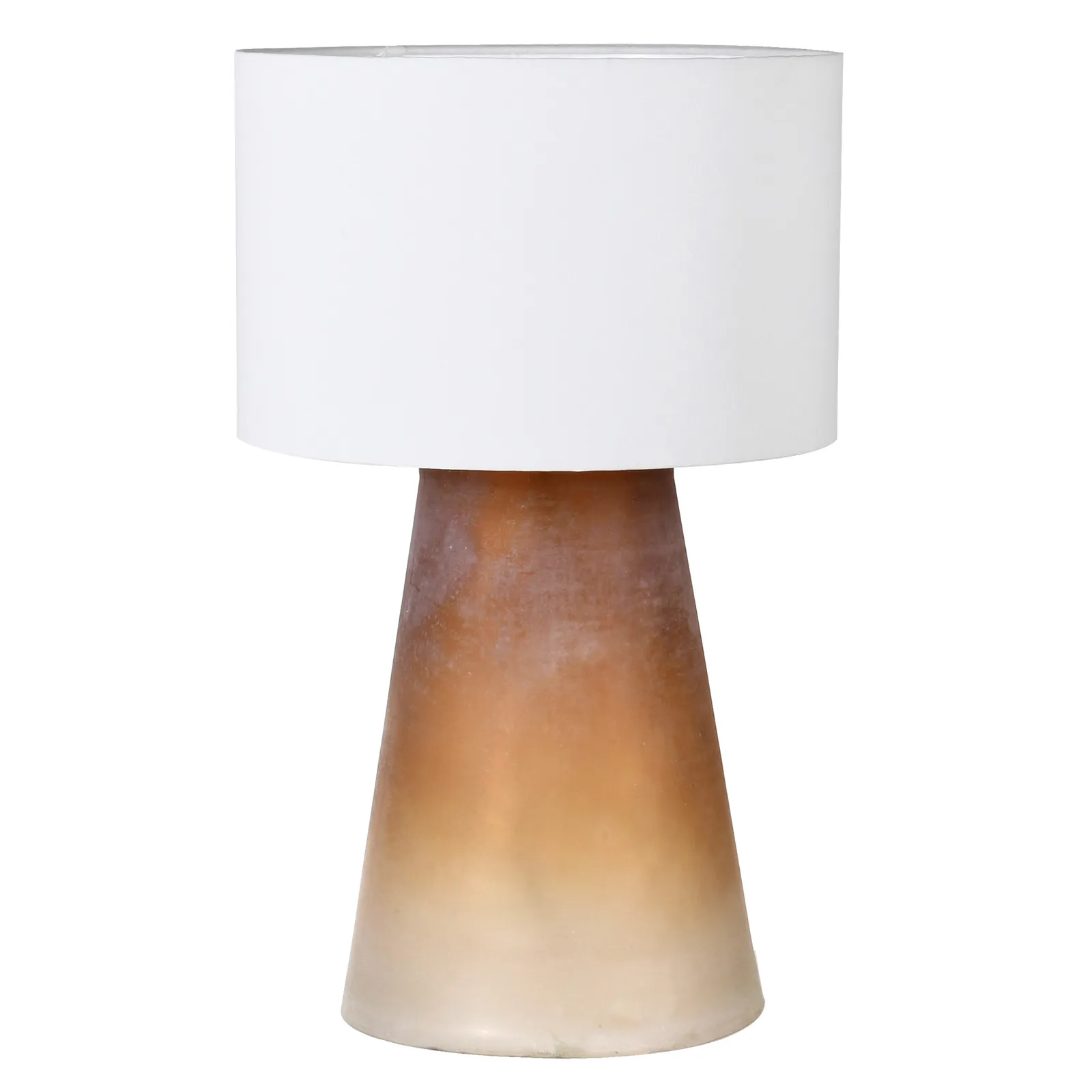 Rust Ombre Table Lamp, Orange Metal | Barker & Stonehouse