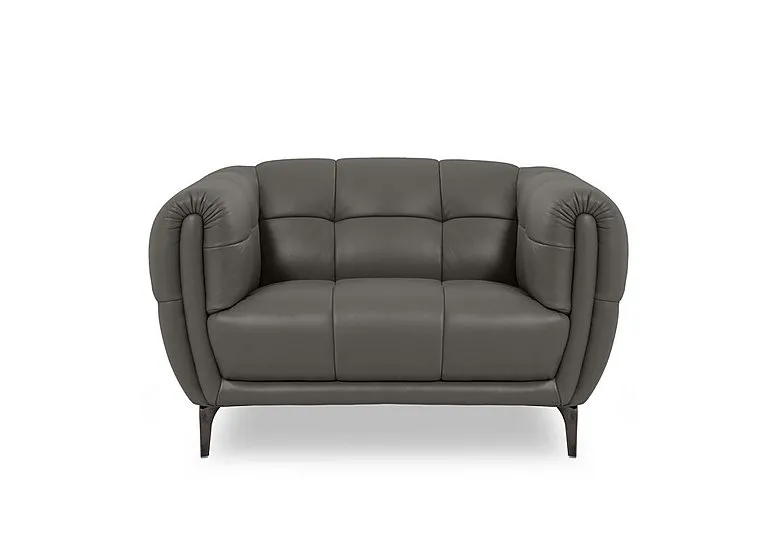 Sienna NC Leather Cuddler Chair