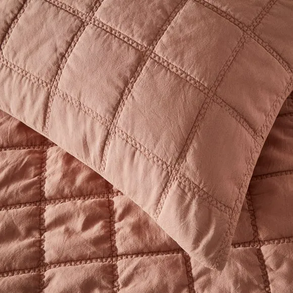 Evana Stitch Duvet Cover and Pillowcase Set 5