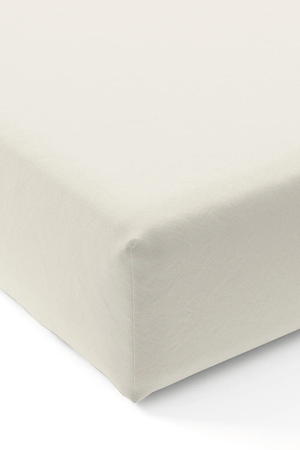 Helena Springfield '200 Thread Count' Cotton Fitted Sheet & Pillowcase Set in Soft White 3