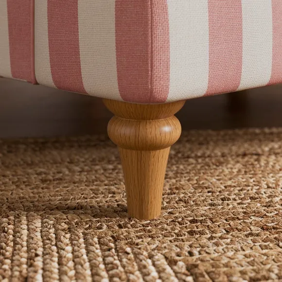 Beatrice II Woven Stripe Snuggle Chair 5