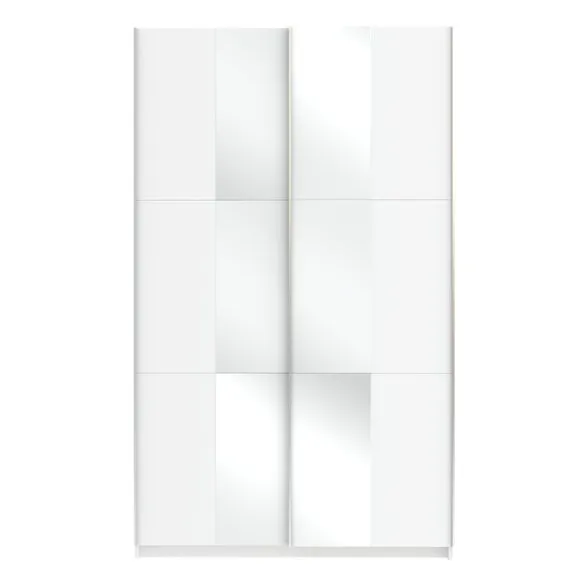 Jax 120cm Sliding Wardrobe with 2 Mirrors 2