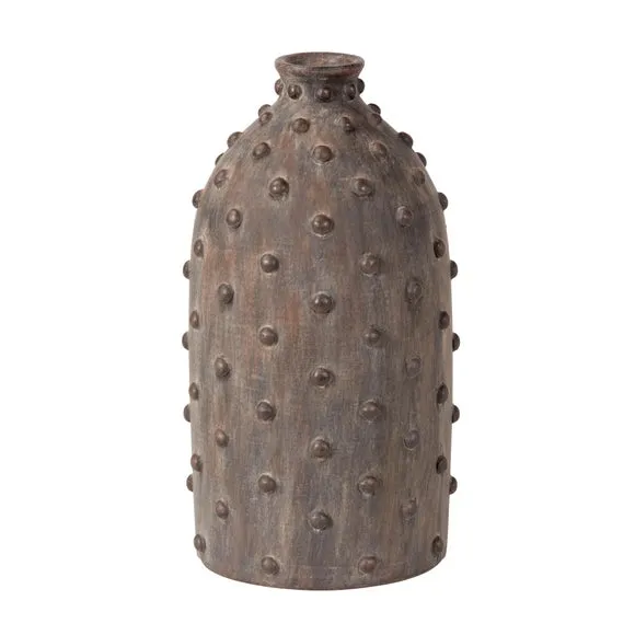 Kali Textured Dot Stoneware Vase 4