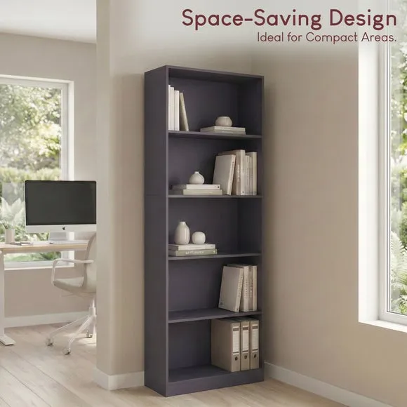 Cambridge 5 Tier Extra Large Bookcase 4