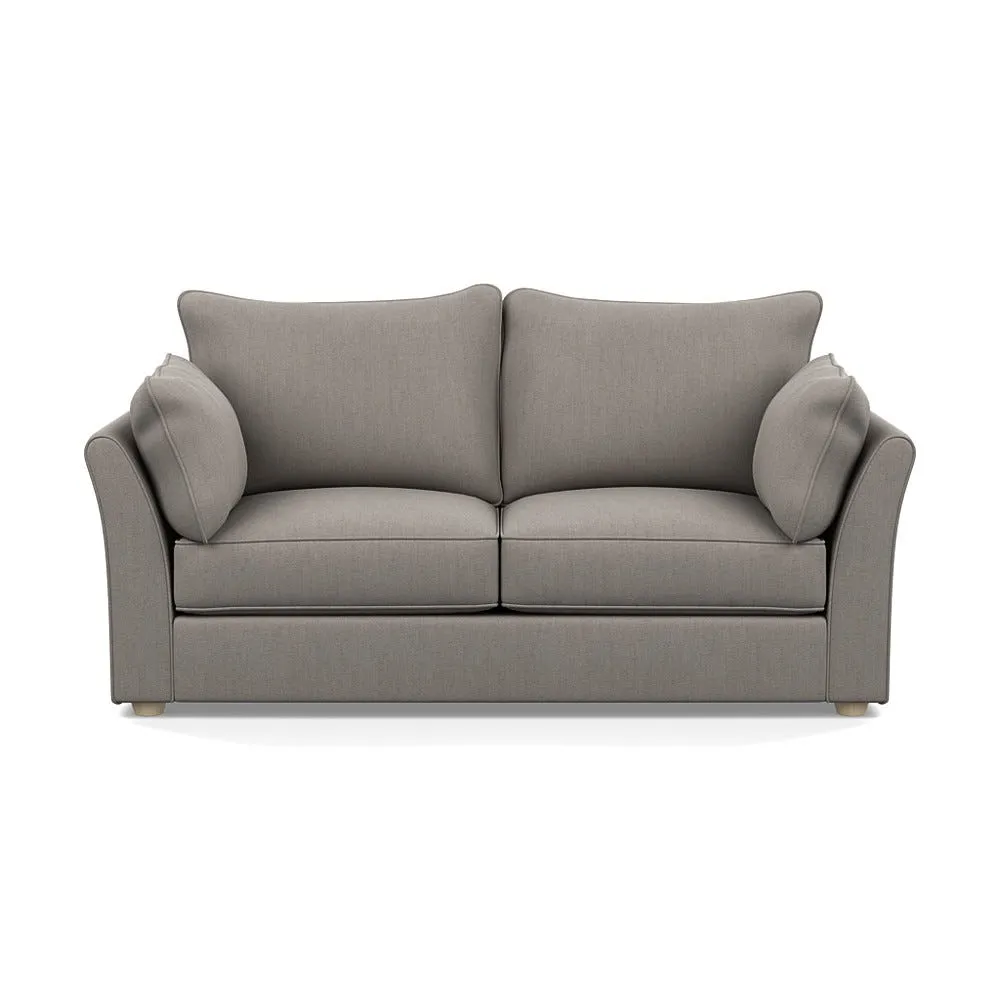 Heal's Tailor 3 Seater Sofa Broadweave Pebble Natural Beech Feet 1