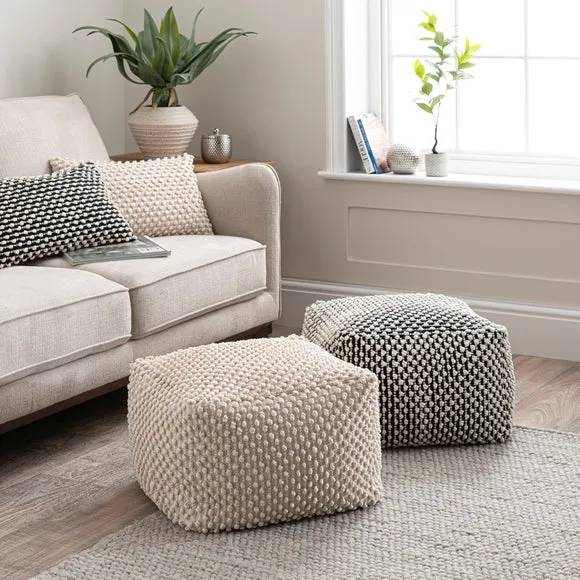 Jersey Bobble Pouffe 6