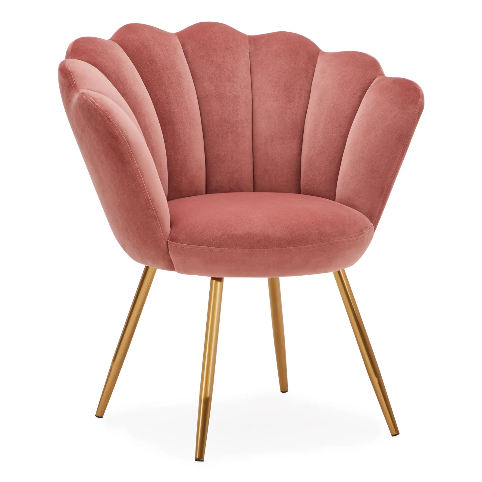 Vivian Velvet Cocktail Chair Pink