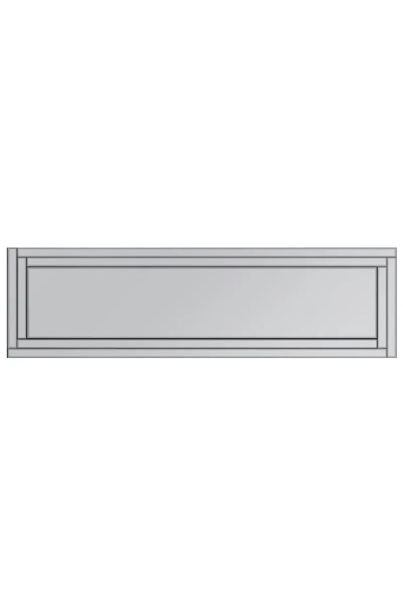 MirrorOutlet Luxford All Glass Bevel Free Standing Cheval Dress Mirror 150 x 40CM in Silver 6