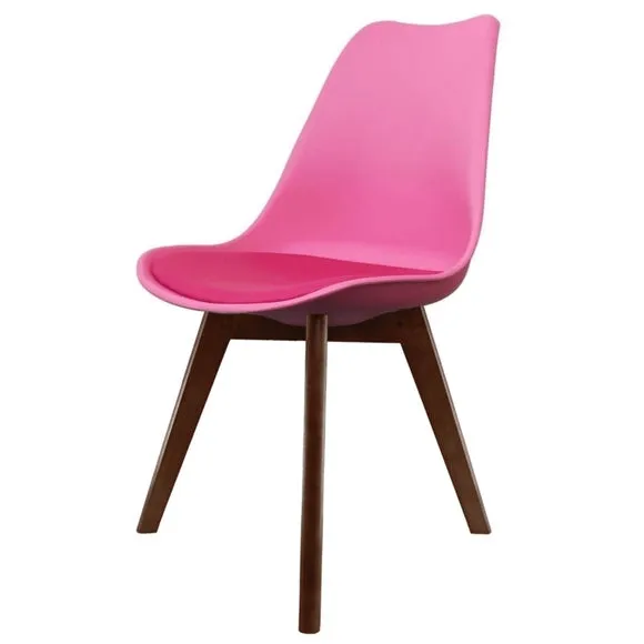 Fusion Living Soho Plastic Dining Chair with Squared Legs 2