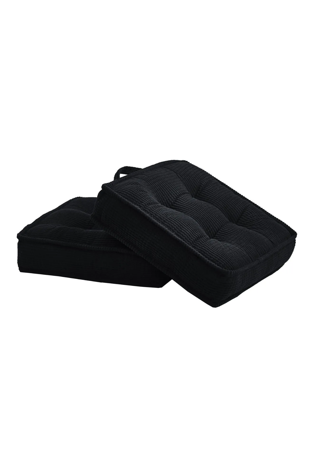 Ezysleep Outdoor / Indoor Set of 2 Seat Cushions in Black 2