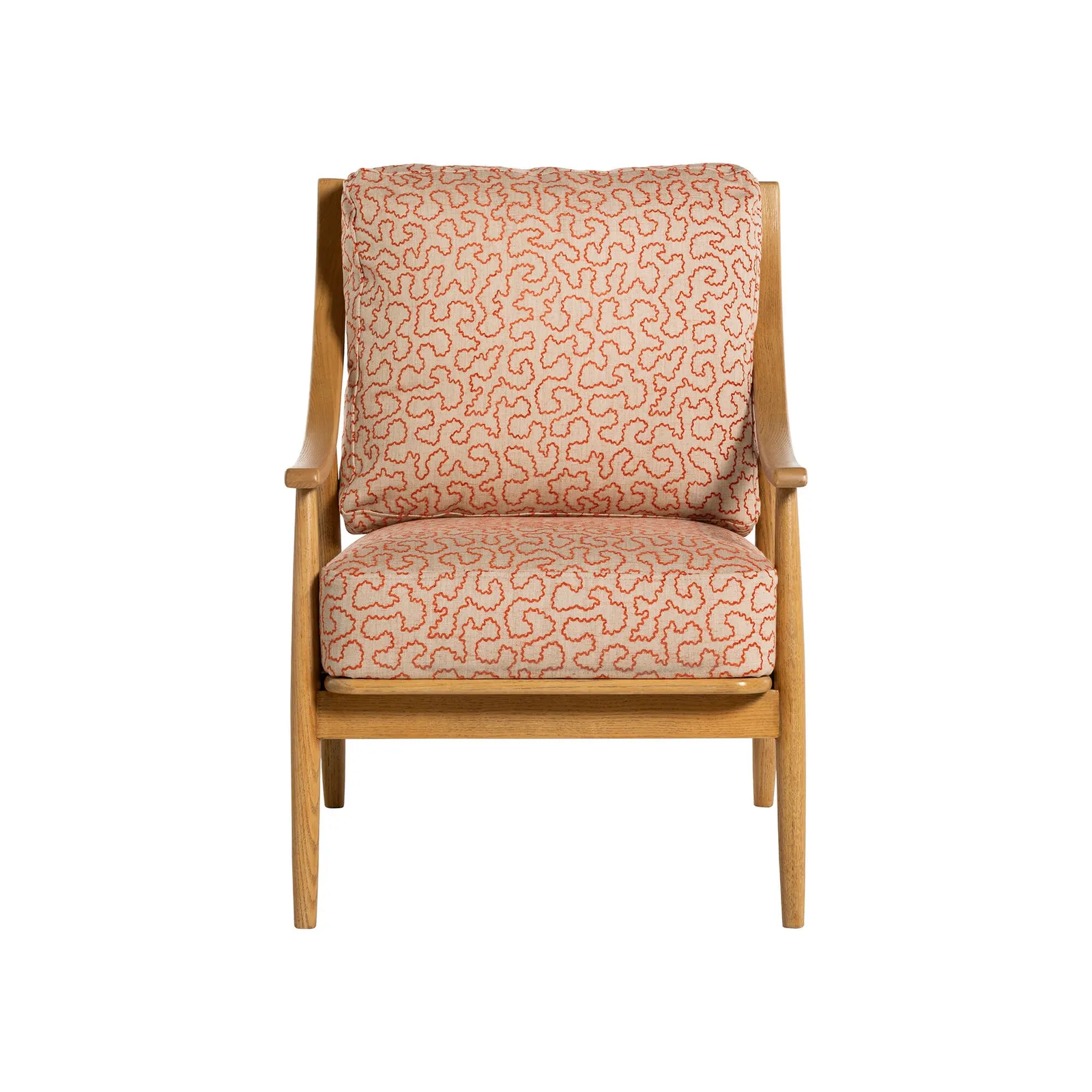 Runa X Linwood Armchair, Pink Fabric | Barker & Stonehouse 3