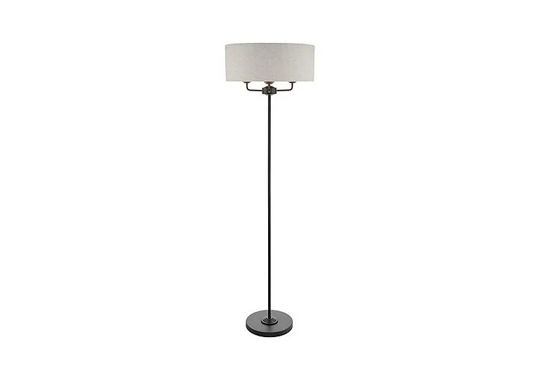 Sorrento 3 Light Floor Lamp - Black
