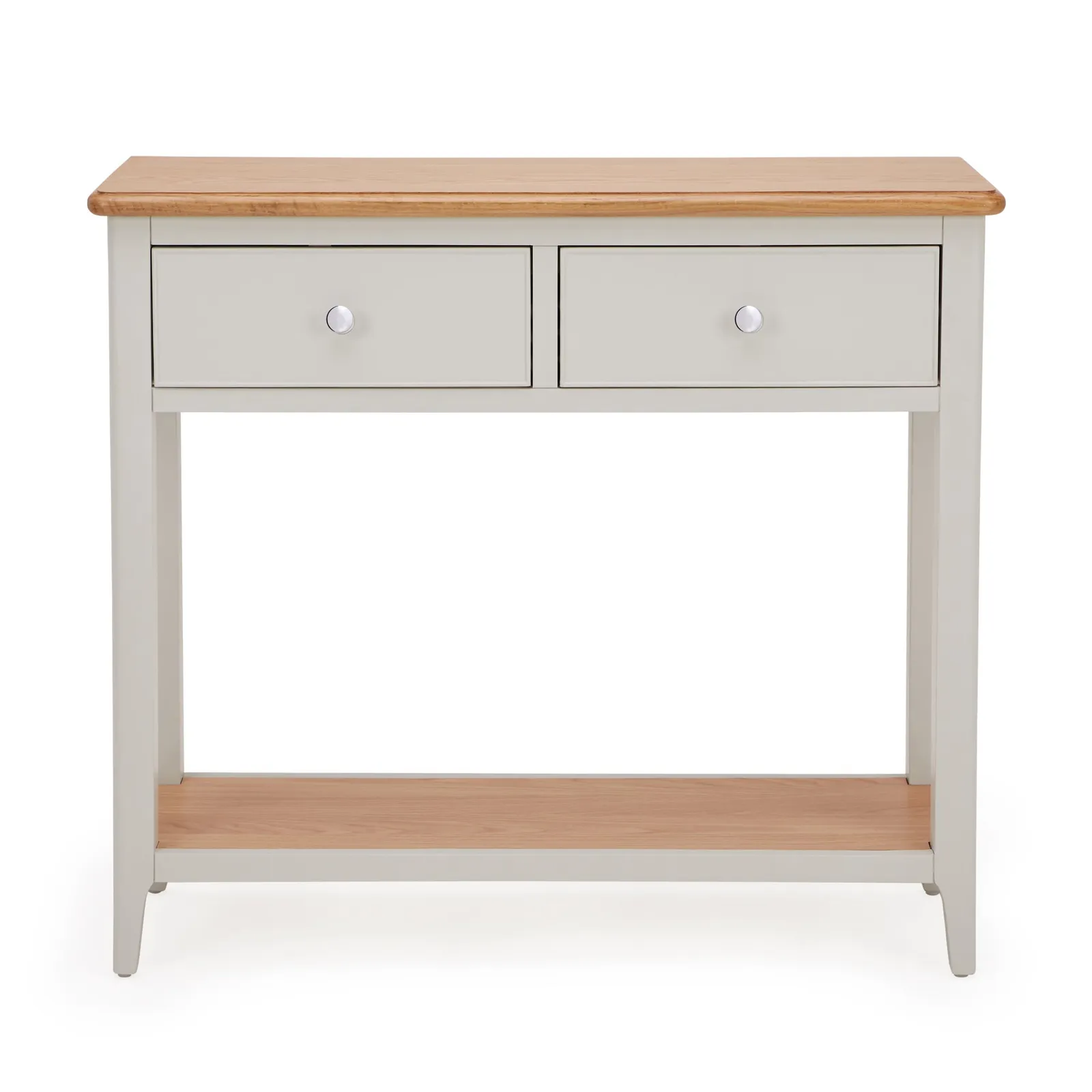 Freya Console Table Grey and Brown