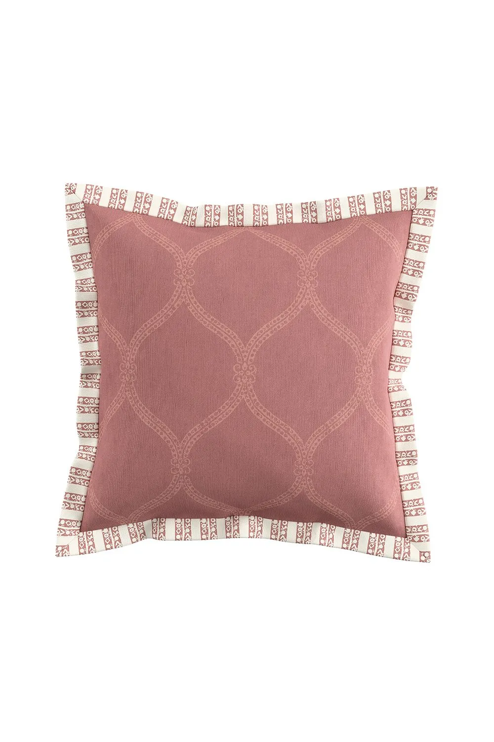 Sanderson 'Jamilia' Cotton Cushion in Pink
