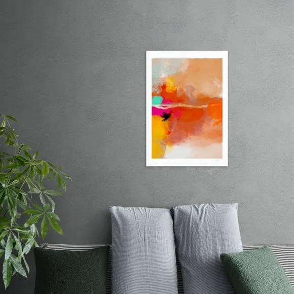 East End Prints Yellow Blush II Framed Print 1
