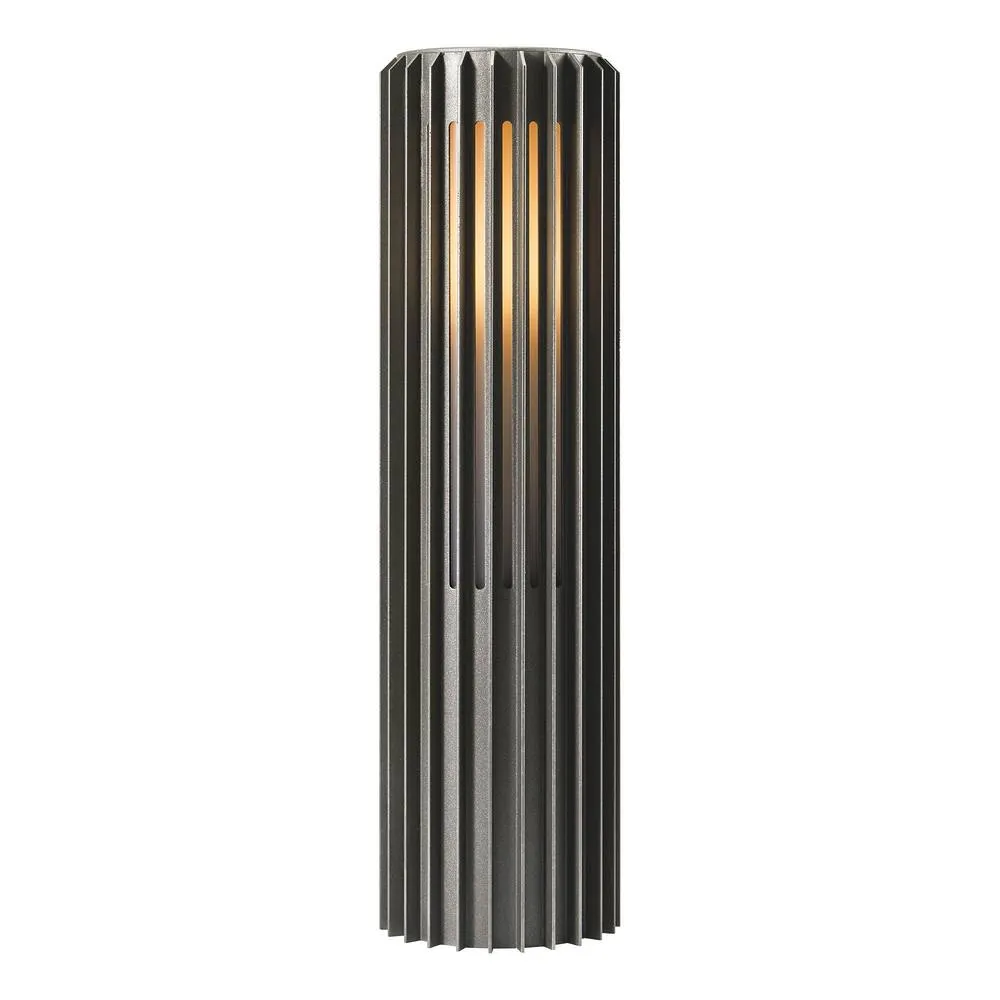 Nordlux Aludra Outdoor Post Light Grey Metal Garden E27 IP44 Mains in Black
