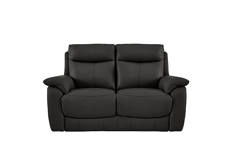 Echo 2 Seater Leather Sofa - Shale Grey