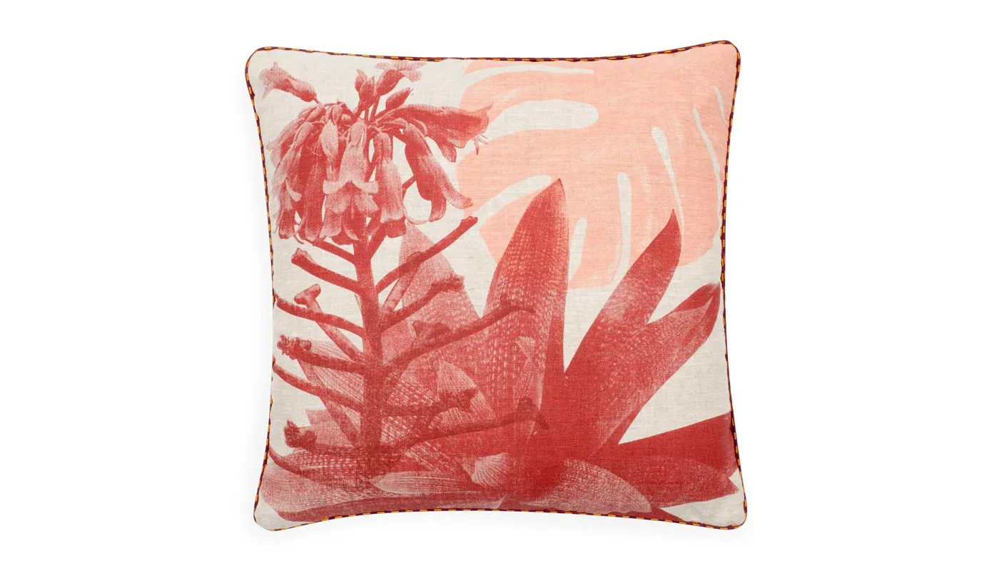 Bonnie & Neil Rare Garden Cushion Rust