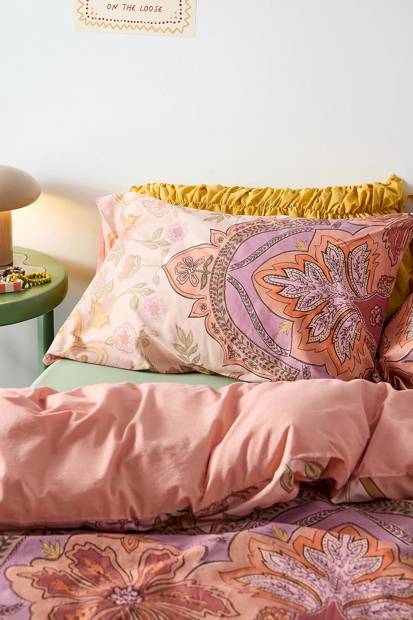 Pink Saffron Duvet Set - Pink 2
