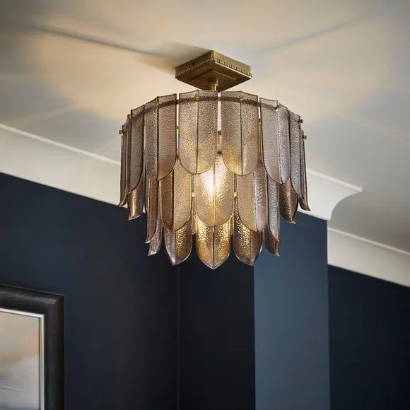 Hotel Melia Semi Flush Ceiling Light 1
