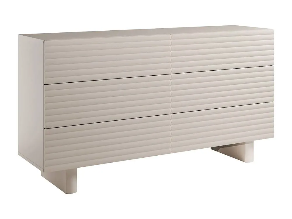 Vente-unique 6-Drawer Chest Of Drawers - MDF - Beige - LUDIMA 5