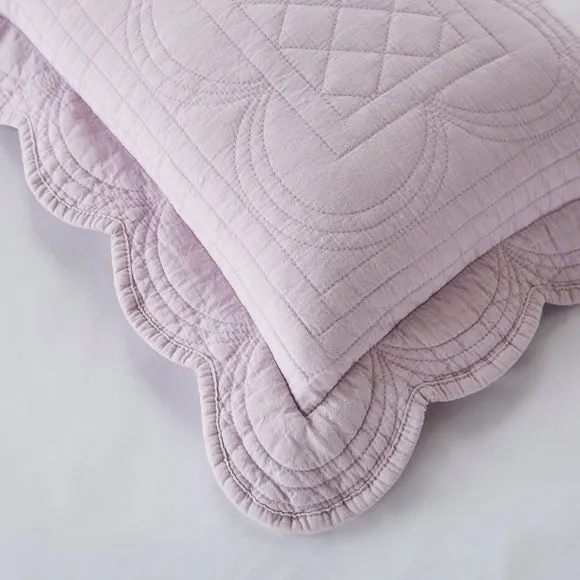 Dorma Soft Scalloped Rectangle Cushion 2