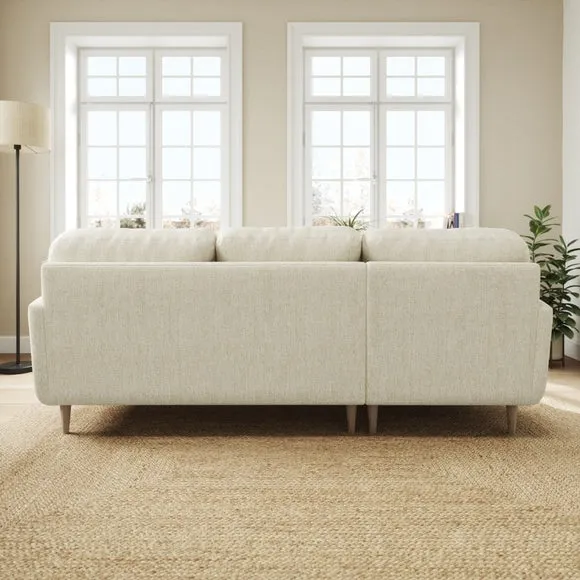 Sven Chunky Chenille Large Corner Chaise Sofa 3