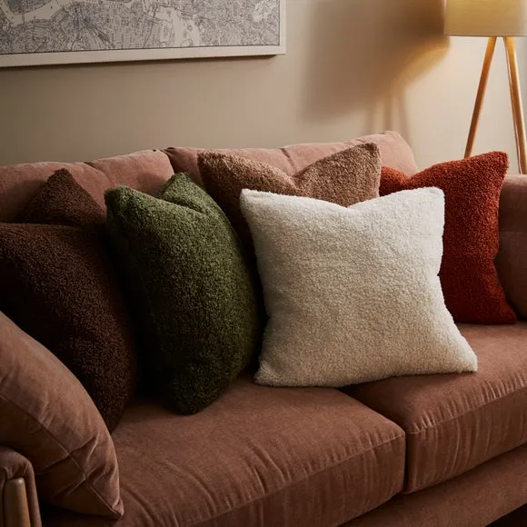 Boucle Square Cushion Cover 4